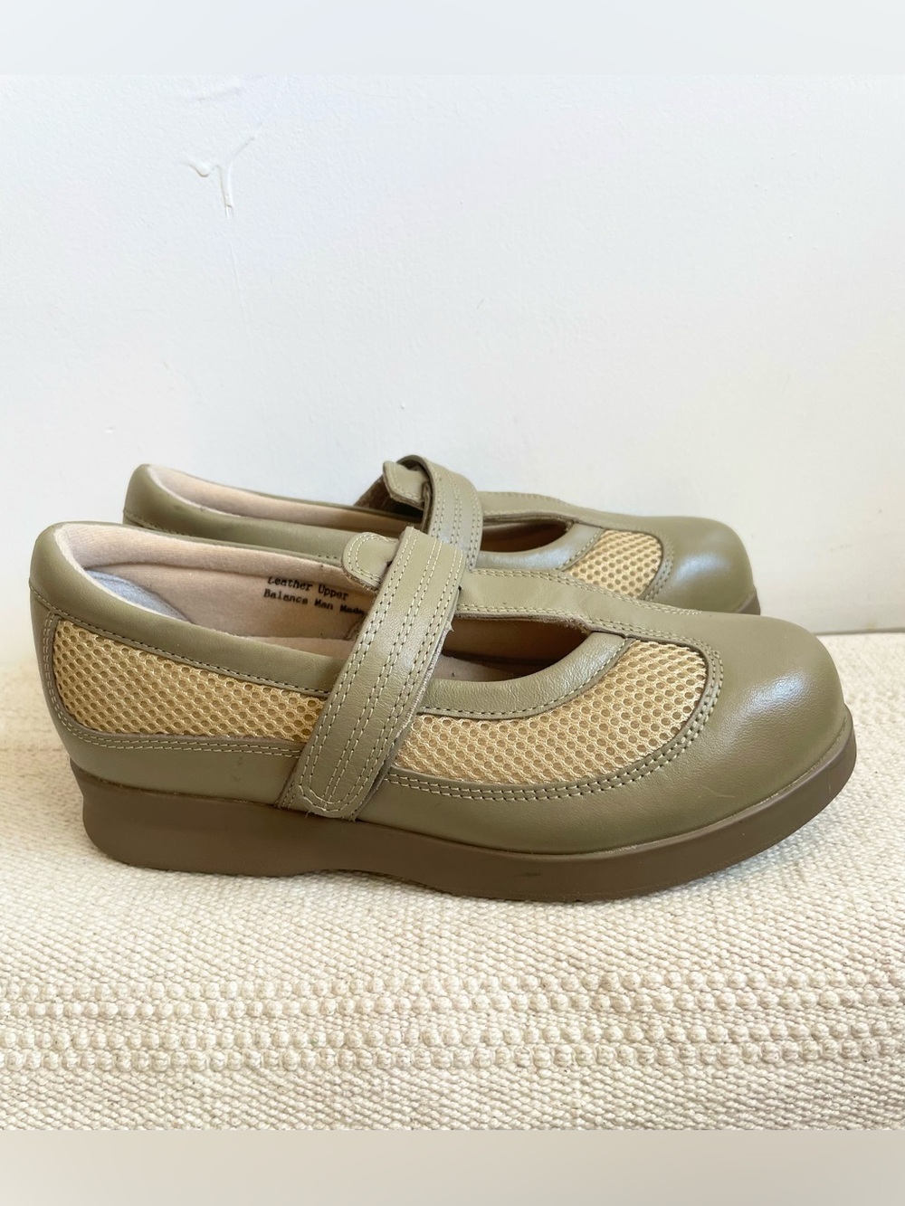 Drew Women’s Orthopedic Mary Jane Shoes Brown Leather Diabetic Comfort Size 6